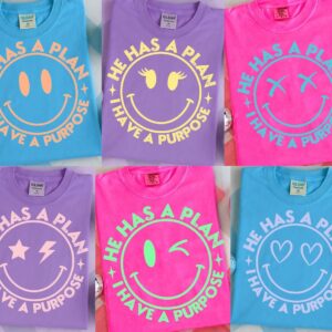 6 He Has a Plan I Have a Purpose Jesus png, God png, Christian Bundle PNG, Smiley png, Faith png, Christian Shirts png,