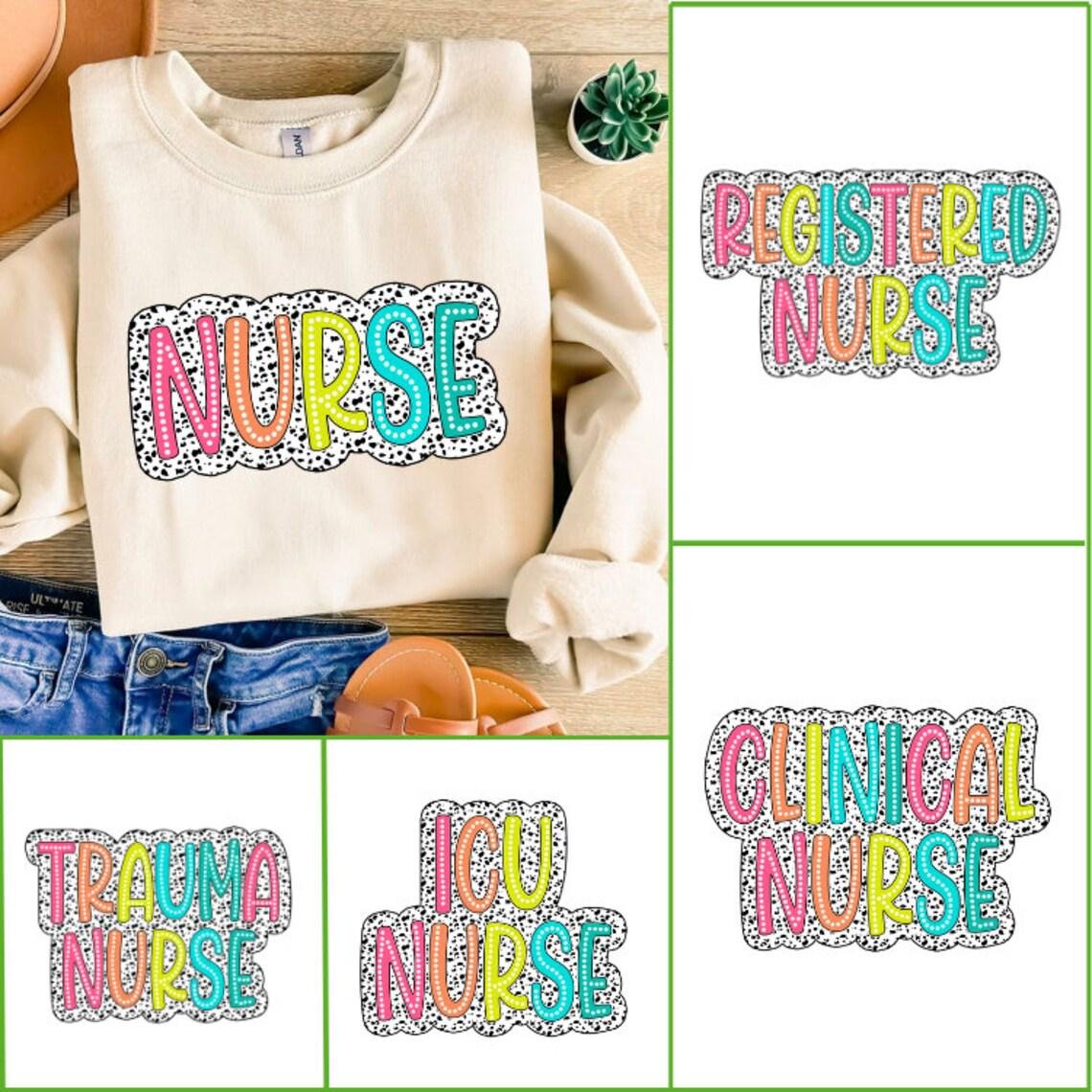 Nurse Dalmatian Png, Nurse stuff png, Nicu Nurse png, Dalmatian Dots Png, ICU Nursepng, Retro Nurse png, Trauma Nurse gi