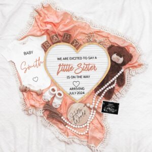 Digital Pregnancy Announcement / Pregnancy Reveal / Social Media / Gender Neutral / Facebook / Instagram / Boho / Person