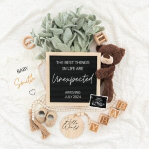 Digital Pregnancy Announcement / Pregnancy Reveal / Social Media / Gender Neutral / Facebook / Instagram / Boho / Person