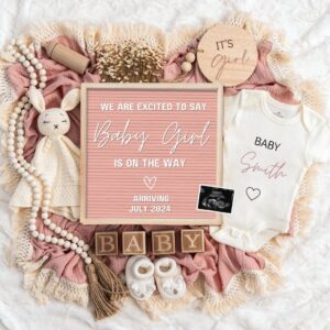 Little Sister Pregnancy Announcement Digital Baby Announcement Gender Reveal Instant Download Social Media Reveal Baby G