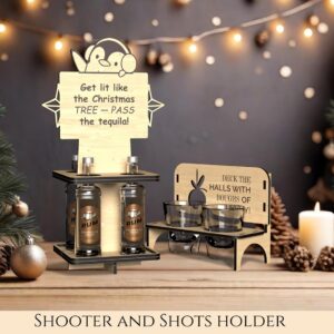 Shooter Liquor Bottle and shots holder, Oval Ornament Set SVG laser cut file , Christmas ornaments, Ornaments SVG, Best