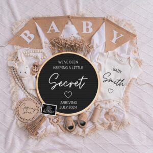 Digital Pregnancy Announcement, Neutral, Social Media, Facebook, Instagram, With Ultra sound