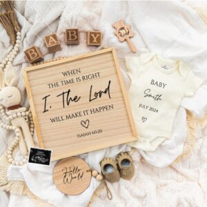 Pregnancy Announcement Digital Baby Announcement Instant Social Media Reveal Idea Neutral Baby Announcement Religious Sc