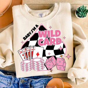 Baby I'm a Wild Card Western Cowgirl Png Design, Western Shirt Design, Western Png, Sublimation Design, Country Western