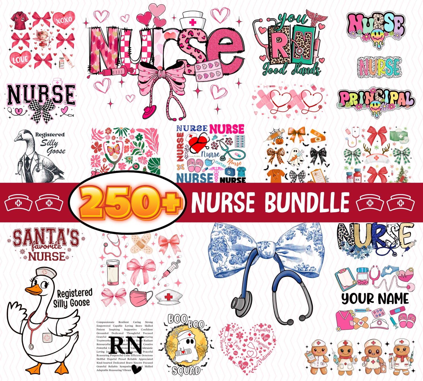 250+ Nurse Png Bundle, Nurse Life Png, Nurse Sublimation Design Png, Nurse Png Files, Nursing Png, Nurse Floral Png, coq