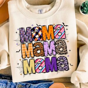 Spooky Mama Glitter Png, Halloween Png, Spooky vibes Png, Fall Png, Halloween Mama Sublimation, Spooky Season Png, Retro