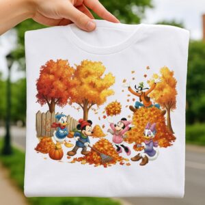 Fall Mikey Mouse Png, Cartoon Fall Png, Halloween Png, Magical Cartoon PNG, Magical Mouse Halloween PNG Doodle, Magical