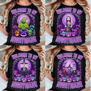 Halloween Welcome to my nightmare Png, Nightmare Halloween Png, Halloween Horror Png, Trick Or Treat Png, Spooky Season