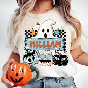 Retro Halloween custom name Png, Halloween png, Girly Halloween png, Spooky Season Png, Halloween Vibes Png, Aesthetic P