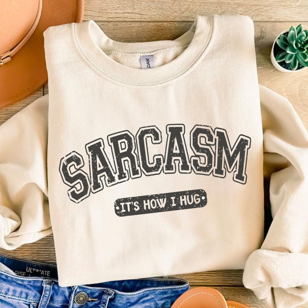 Sarcasm: 'It's How I Hug' SVG PNG Graphic, Funny Svg Png File for tshirt, sarcasm tshirt design
