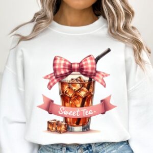 Sweet tea PNG File for tshirt, Cute Trendy Popular Design for Shirts, Stickers, Cups, Tote Bags & More