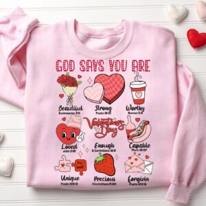 God Says You Are Valentine Png, Jesus Valentine Png, Valentine Doodle png, Christian Valentine png, Valentine bible vers