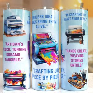 Crafter life 20oz Skinny Tumbler Sublimation Designs, Crafter life PNG File Digital Download,Crafter life PNG, Crafter l