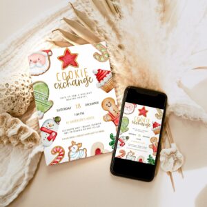 Editable Christmas Party Invitation, Christmas Party Invitation, Party Announcement, Printable Template, Christmas Invit