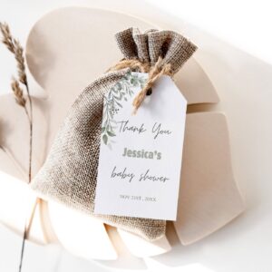 Editable Minimalist baby Shower Favor Tags, Minimalist baby Shower Favor Tags, baby shower Gift tag 1235