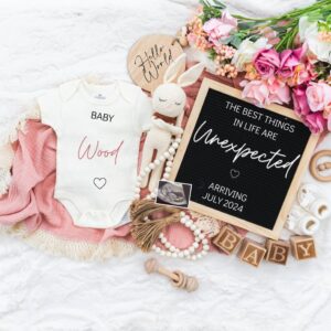 Mother's day Digital Pregnancy Announcement, Gender Neutral Editable Template, Floral Baby Announcement, Whole New Meani