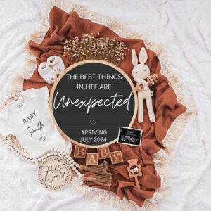 Digital Pregnancy Announcement / Pregnancy Reveal / Social Media / Gender Neutral / Facebook / Instagram / Boho / Person