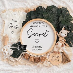 Digital Pregnancy Announcement, Baby Announcement, Pregnancy Reveal Ideas, Instant Download, Safari, Giraffe, Personaliz
