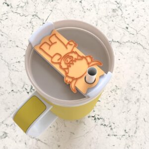 Tumbler Topper Svg, Highland cow Tumbler Name Tag Laser File, 40oz Tumbler Topper Cut File, Name Plate Svg, Tumbler Lid