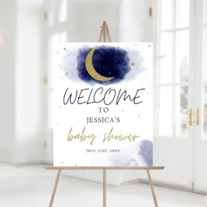 Editable Blush Pink Floral Baby Sower Welcome Sign, Printable Floral Baby Shower Welcome Sign, Printable Baby Shower Sig