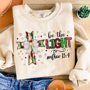 Colorful Glitter Christmas Jesus Cross Png, Be The Light Png, Christian Christmas, Bible Verse Png, Xmas brushstroke, Je