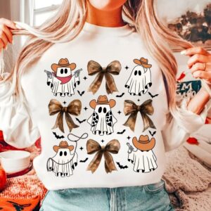 Retro Cowboy Boo Png, Boo Haw Halloween png, Girly Halloween png, Howdy Halloween, Halloween Vibes Png, Aesthetic Png, H