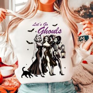 Retro Let's go ghouls Png, Halloween png, Girly Halloween png, Spooky Season Png, Halloween Vibes Png, Aesthetic Png, Ha