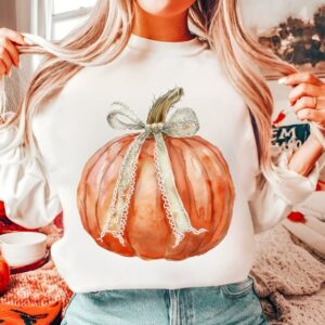 Retro Spooky Pumpkin Coquette Png, Halloween png, Girly Halloween png, Spooky Season Png, Halloween Vibes Png, Halloween