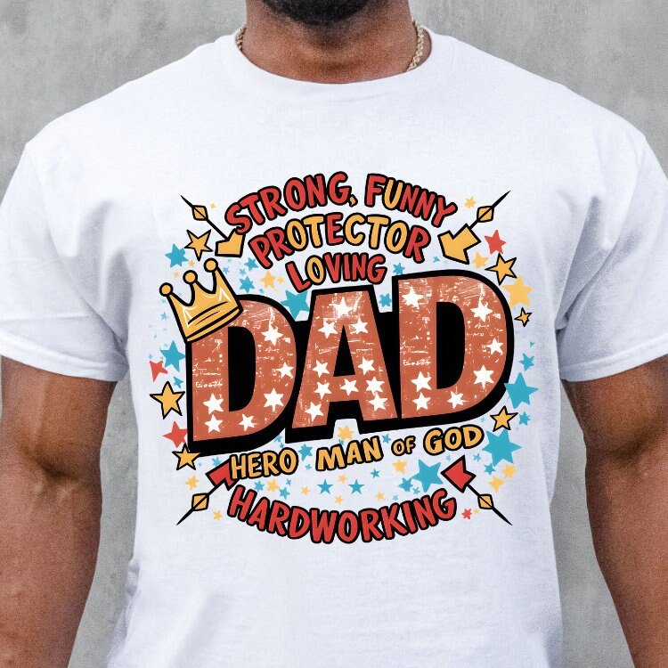 Strong Funny Protecting Loving Dad Hero hardworking Png, Happy Father's Day, Funny Dad, Dad Jokes, Sublimation Design, D