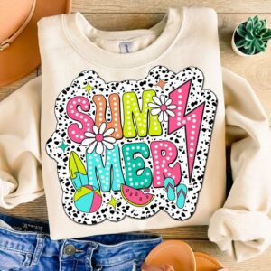 Summer Dalmatian Dots Png, Summer Vibes PNG, Digital Download Png, Bright Doodle, Lake Days Png, Summer Vibes png, Beach