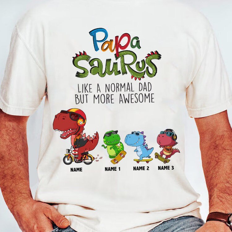 Papa Sauros PNG, Father's Day PNG, Best Dad Ever Png, Sublimation Design, Digital Download,