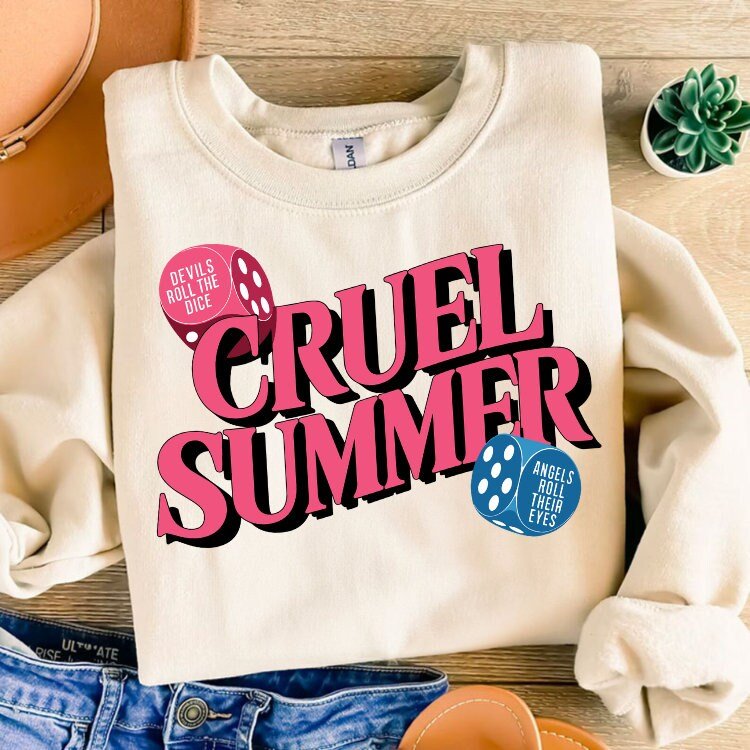 Cruel summer devil's roll the dice Png, Retro summer Tshirt png, Trendy Summer Shirts png, summertime Shirt sublimation