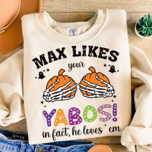 Halloween Max likes your yabos in fact he loves em Png, Halloween png, Girly Halloween png, Spooky Season Png, Halloween