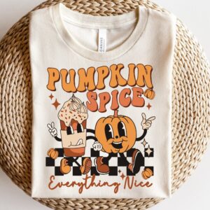 Retro pumpkin spice everything nice Png, Fall Vibes Png, Fall Pumpkins Sublimation, Fall Autumn Png, Fall Season Png, Ha
