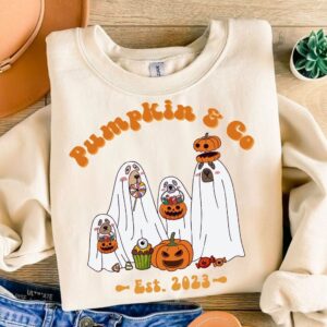 Pumpkin and co cute dogs halloween Png, Halloween png, Girly Halloween png, Spooky Season Png, Halloween Vibes Png