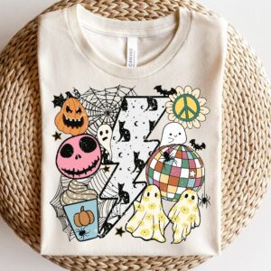 Retro Halloween Spooky Season Png, Halloween png, Girly Halloween png, Spooky Season Png, Halloween Vibes Png