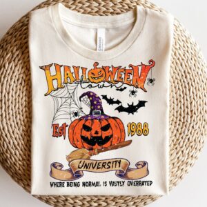Halloween town university Est 1988 Png, Halloween png, Girly Halloween png, Spooky Season Png, Halloween Vibes Png