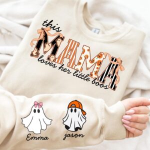 Halloween This mama Loves her little boos Png, Halloween png, Girly Halloween png, Spooky Season Png, Halloween Vibes