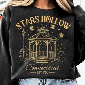Stars Hollow Connecticut Png Shirt, , red balloon Halloween png, Girly Halloween png, Spooky Season Png, Halloween Vibes