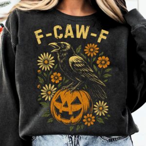 Halloween F-Caw-F Png, red balloon Halloween png, Girly Halloween png, Spooky Season Png, Halloween Vibes