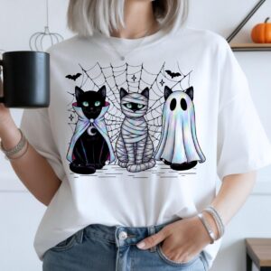 Halloween SPooky Cat Png, red balloon Halloween png, Girly Halloween png, Spooky Season Png, Halloween tote bag design