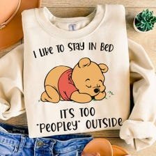 I love to stay in bed its too people outside png, Honey Bear Watercolor Digital Clipart, Bear and friends Png, Honey Bea