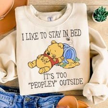 I like to stay in bed it's too Yellow bear and friends png, Honey Bear Watercolor Digital Clipart, Bear and friends Png,