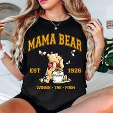 Yellow bear Mama png, Honey Bear Watercolor Digital Clipart, Bear and friends Png, Honey Bear Mom Png