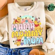 Yellow bear Mama png, Honey Bear Watercolor Digital Clipart, Bear and friends Png, Honey Bear Mom Png