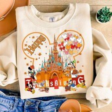 Mickeyy Mouse Fall Thanksgiving Png , Tis The Season, Mouse Pumpkin Spice Svg, Fall Vibes, Mouse And Friend Thanksgiving