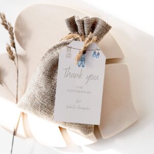 Boy Baby Shower Favor Tags, Boy Baby Clothes Shower Favor Tags template, Rustic boho boy baby shower thank you tag 1119