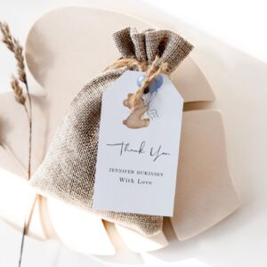 We Can Bearly Wait Thank you tags, We Can Bearly Wait Baby Shower, Teddy Bear Baby Shower Favor Tags, We Can Bearly Wait