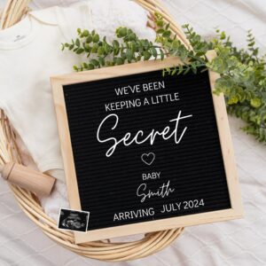 Minimal Digital Pregnancy Announcement / Pregnancy Reveal / Social Media / Gender Neutral / Facebook / Instagram / Boho